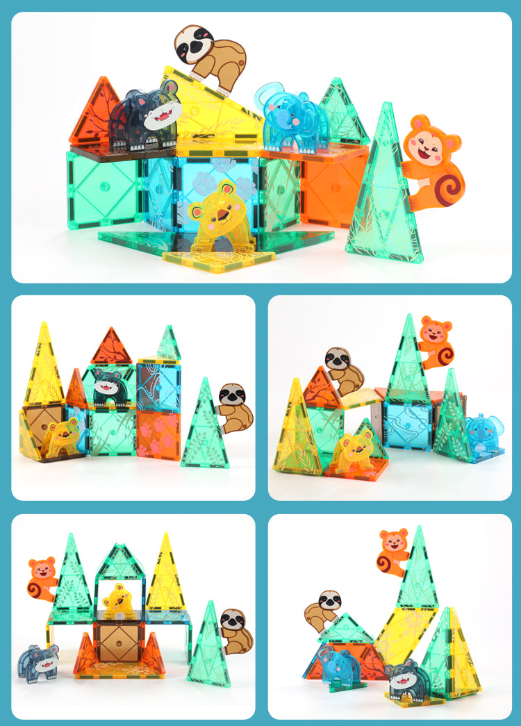 Animals Magnetic Tiles