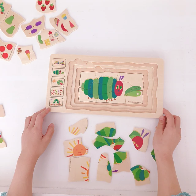 The Very Hungry Caterpillar Layer Puzzle