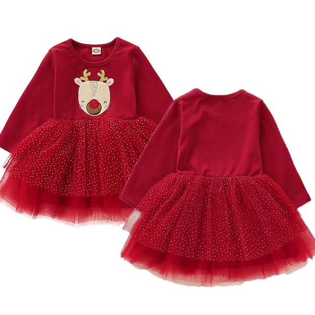 Rudolph Glitter Tulle Dress