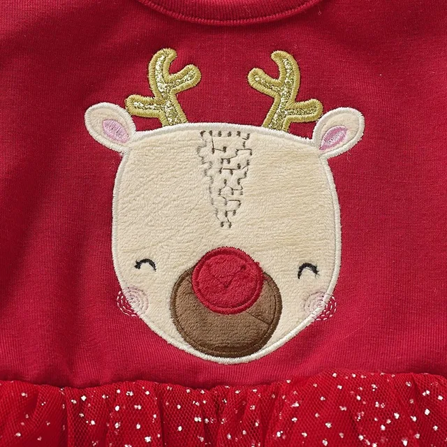 Rudolph Glitter Tulle Dress