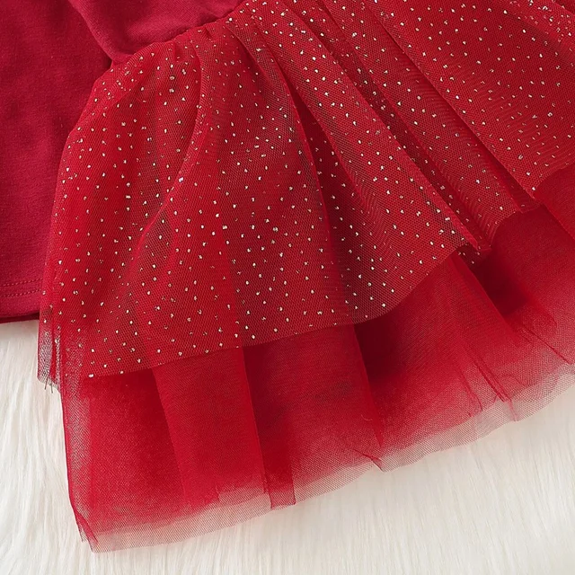 Rudolph Glitter Tulle Dress