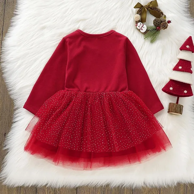 Rudolph Glitter Tulle Dress