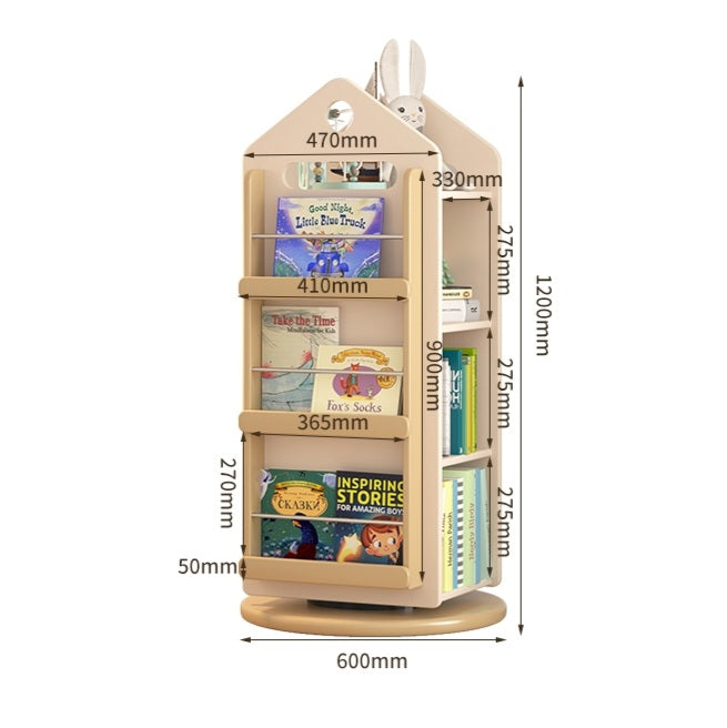 Castle Rotating Bookcase