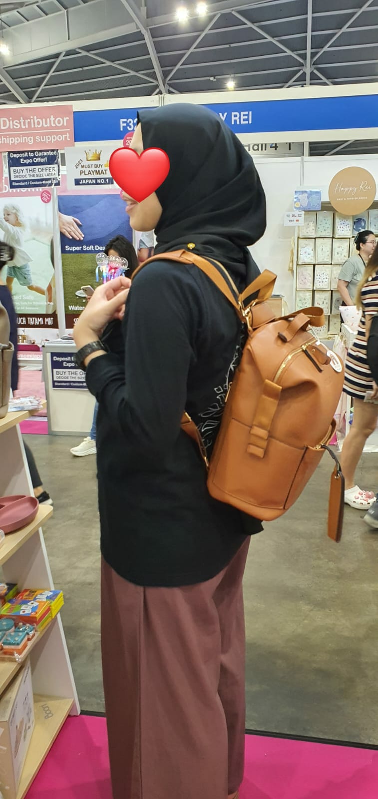 Vegan Leather Diaper Bag by Niji Bébé