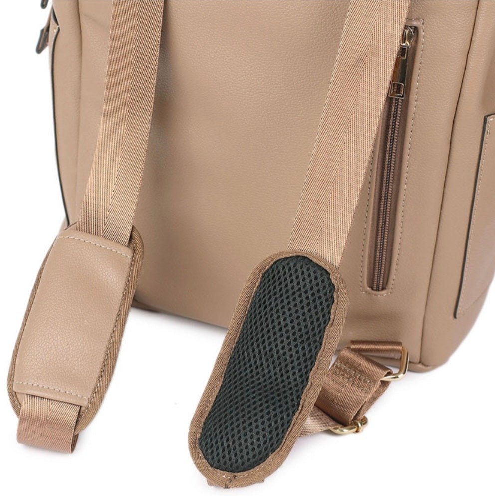 Vegan Leather Diaper Bag by Niji Bébé