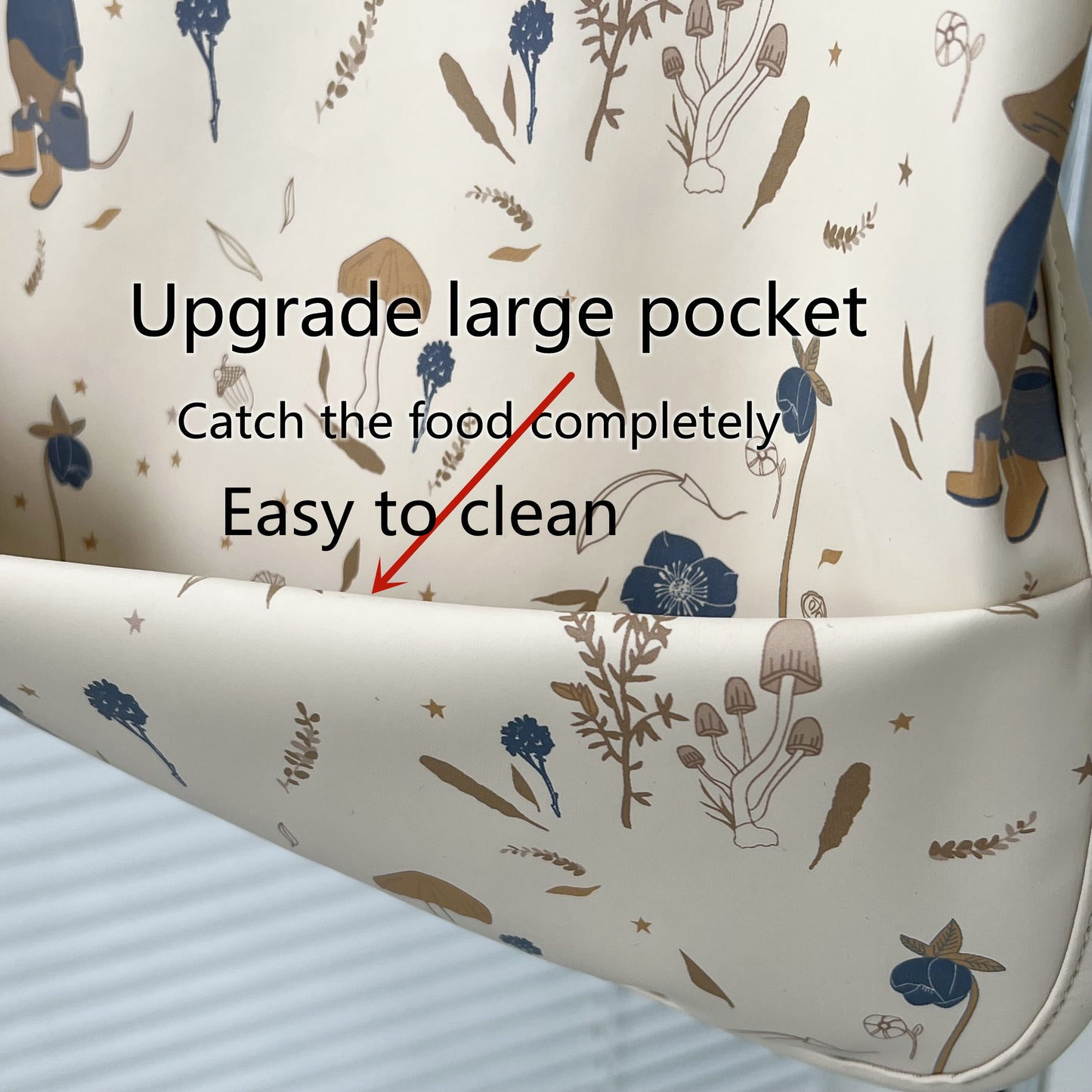 Waterproof Smock Bib - Printed