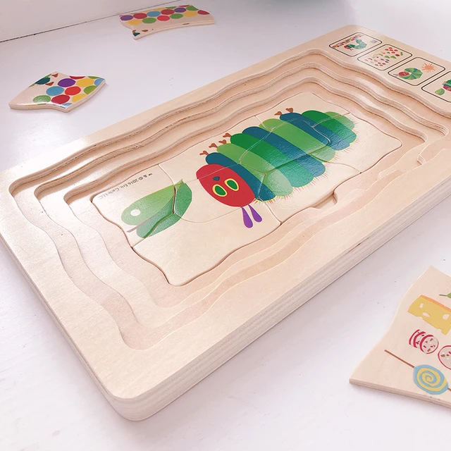 The Very Hungry Caterpillar Layer Puzzle
