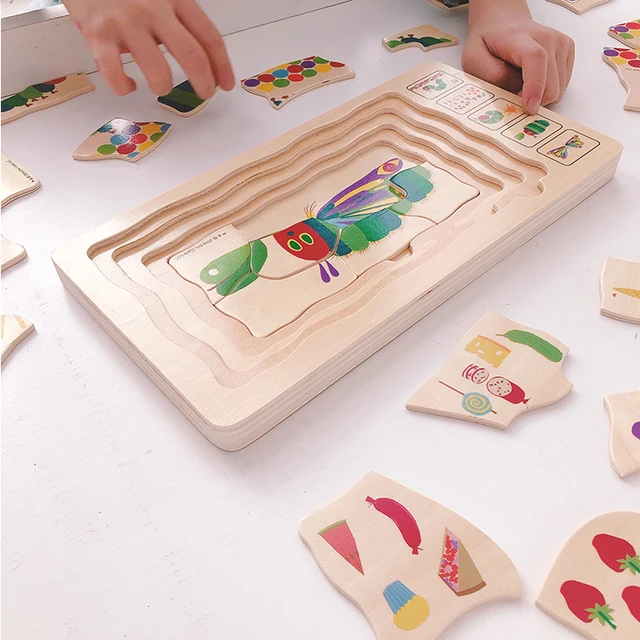 The Very Hungry Caterpillar Layer Puzzle