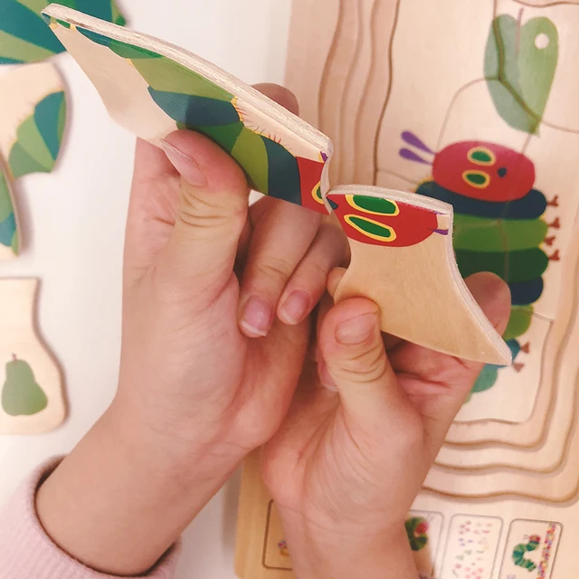 The Very Hungry Caterpillar Layer Puzzle