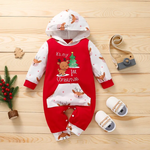 Christmas Hooded Jumpsuit