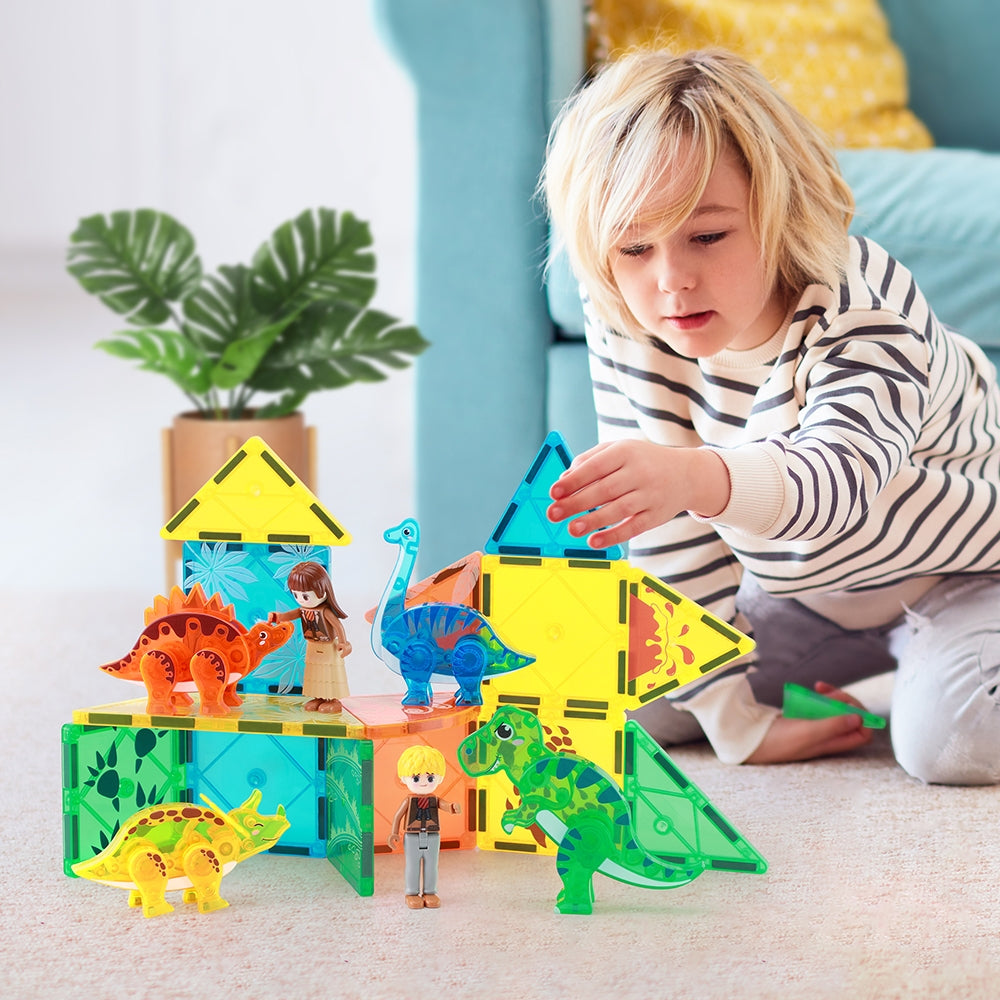 Dino Zone Magnetic Tiles
