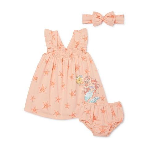 Baby Girl The Little Mermaid Ariel Dress Set