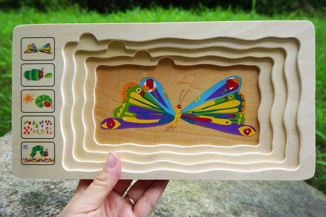 The Very Hungry Caterpillar Layer Puzzle