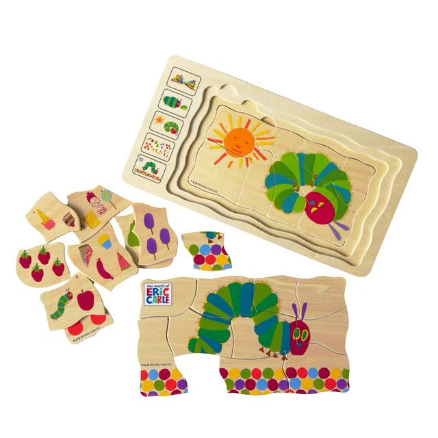 The Very Hungry Caterpillar Layer Puzzle