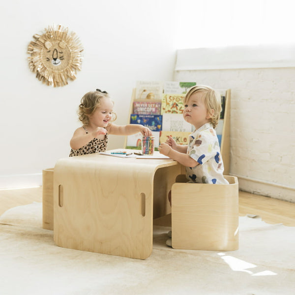 Multipurpose Play Table and Chairs Set