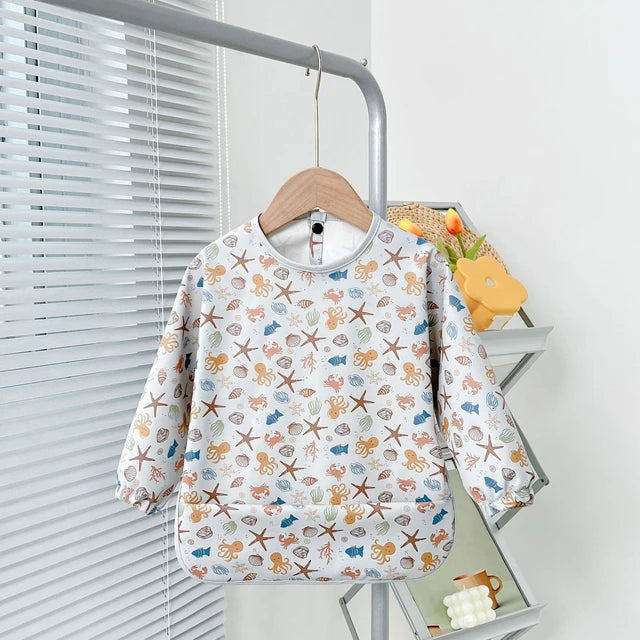 Waterproof Smock Bib - Printed