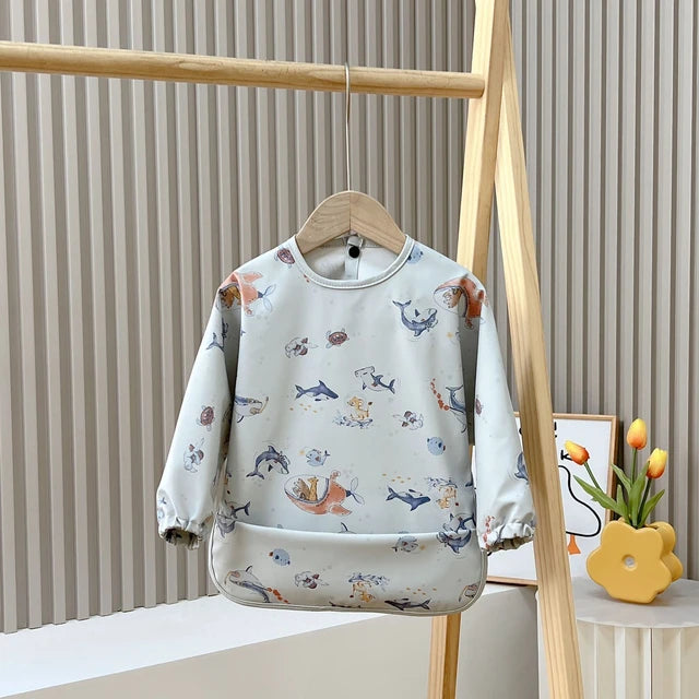 Waterproof Smock Bib - Printed