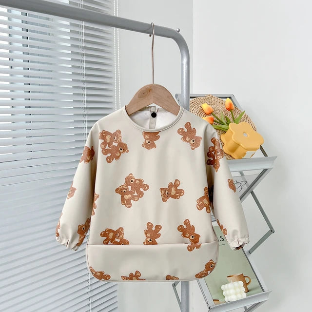 Waterproof Smock Bib - Printed