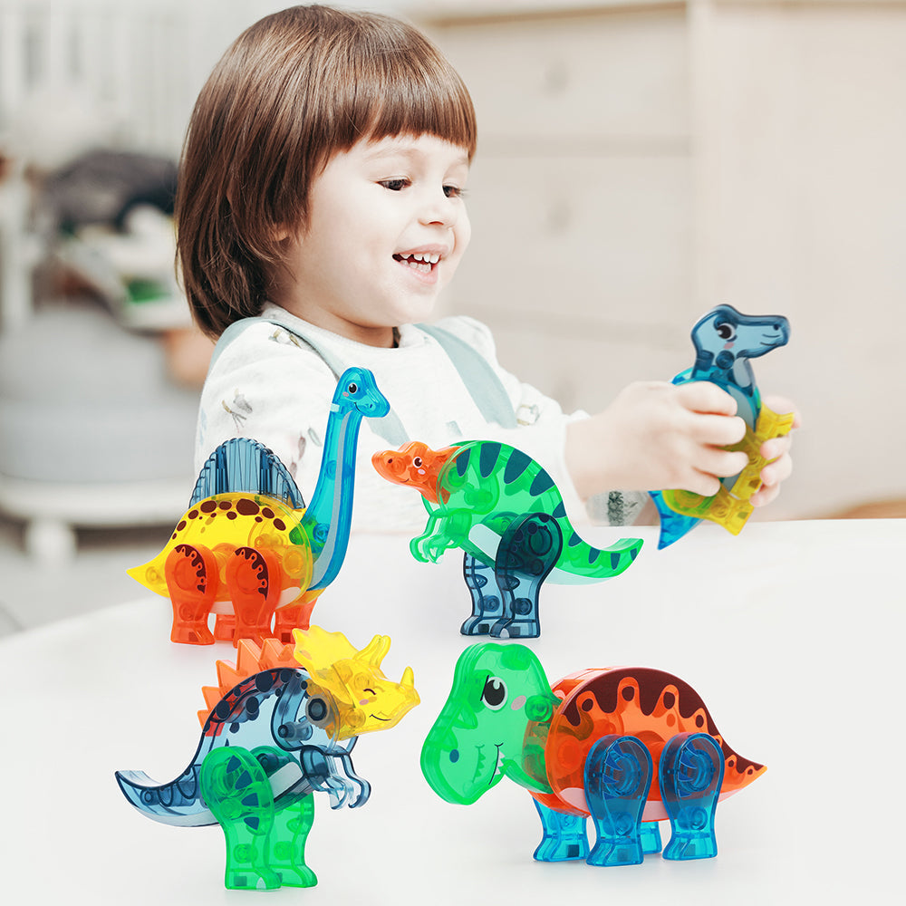 Dino Zone Magnetic Tiles