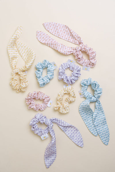 Stripes Mini Scrunchie Set of 4