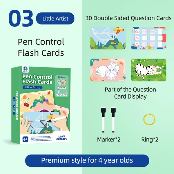 Pen Control Flash Cards