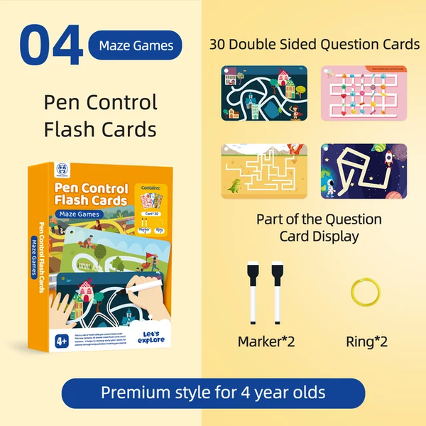 Pen Control Flash Cards