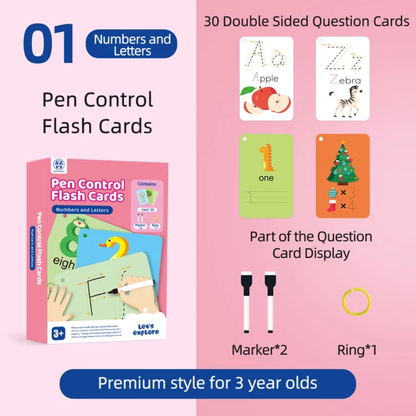 Pen Control Flash Cards