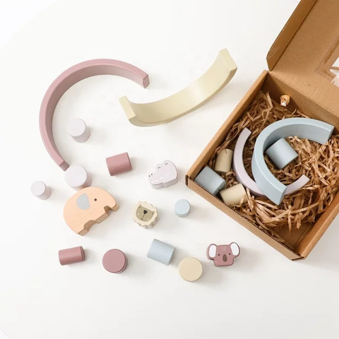 Wooden Stacking Gift Set