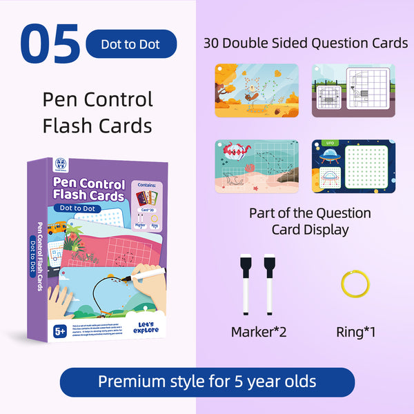 Pen Control Flash Cards