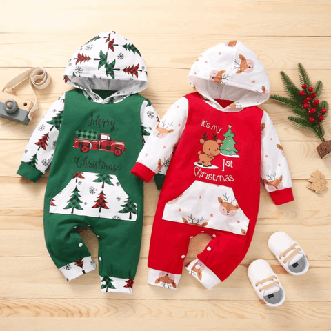 Christmas Hooded Jumpsuit