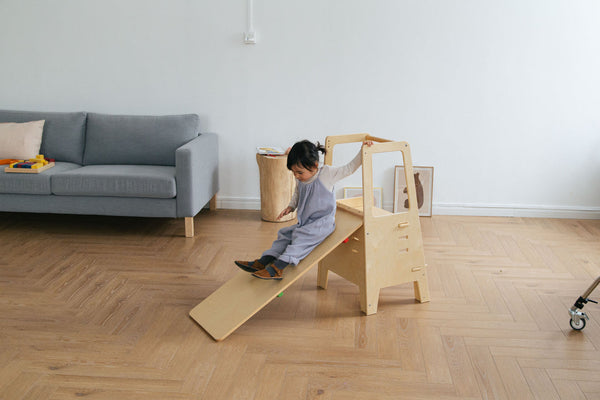 Montessori Gym Learning Tower with Ramp