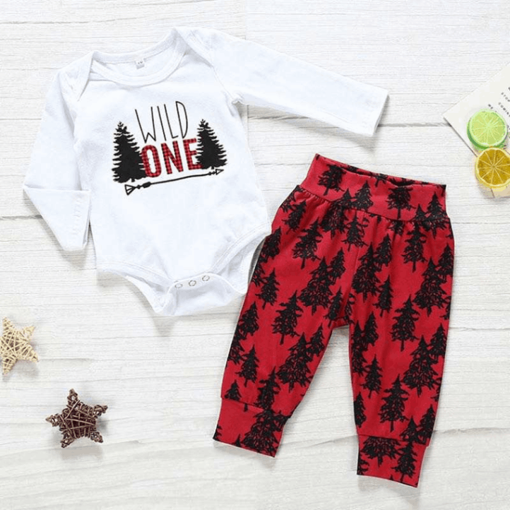 Wild One Bodysuit and Pants 2-piece Set